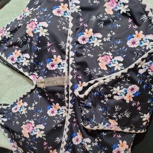 SHEIN Floral Bikini - Black and Multicolor